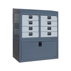 Mobile car service cabinet STO 10/4-T/2MS/4M