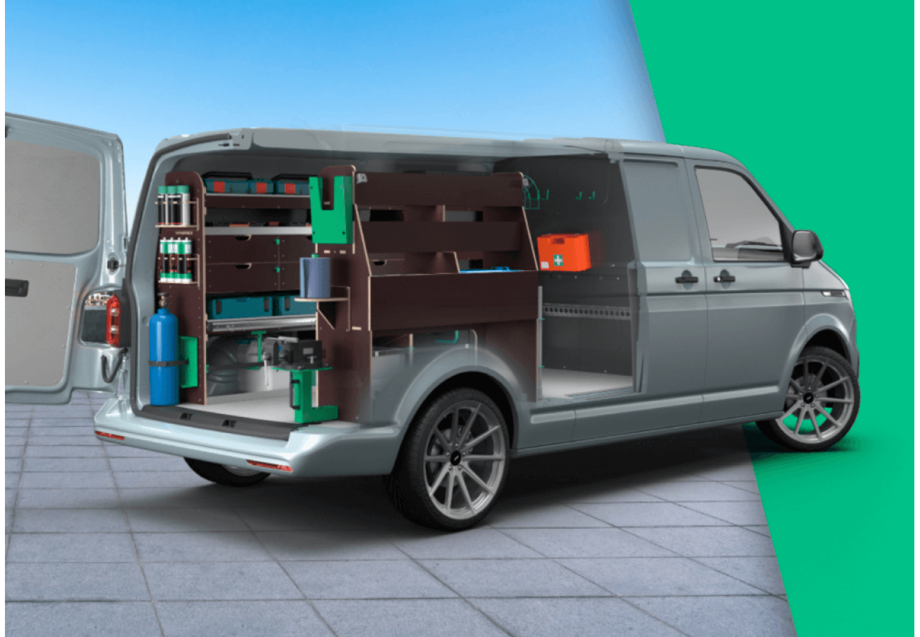 How to equip a vehicle with metal furniture and shelving?