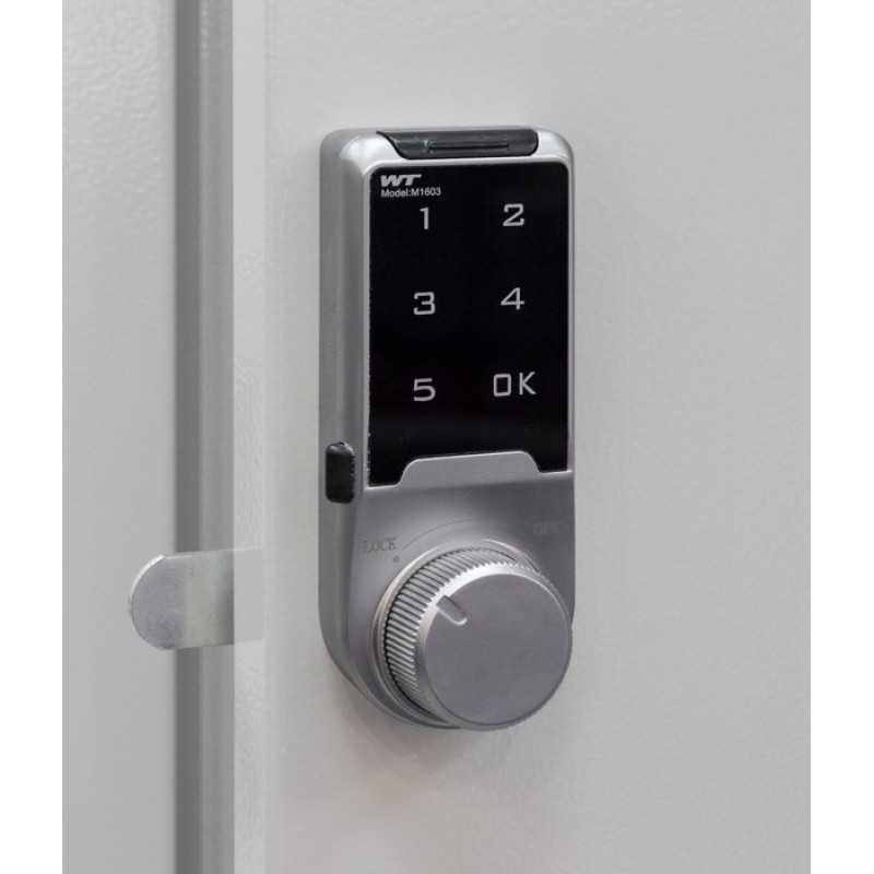 Electronic touch-sensitive lock