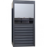 Tool cabinet with shutter door SHI-10/2P/8V