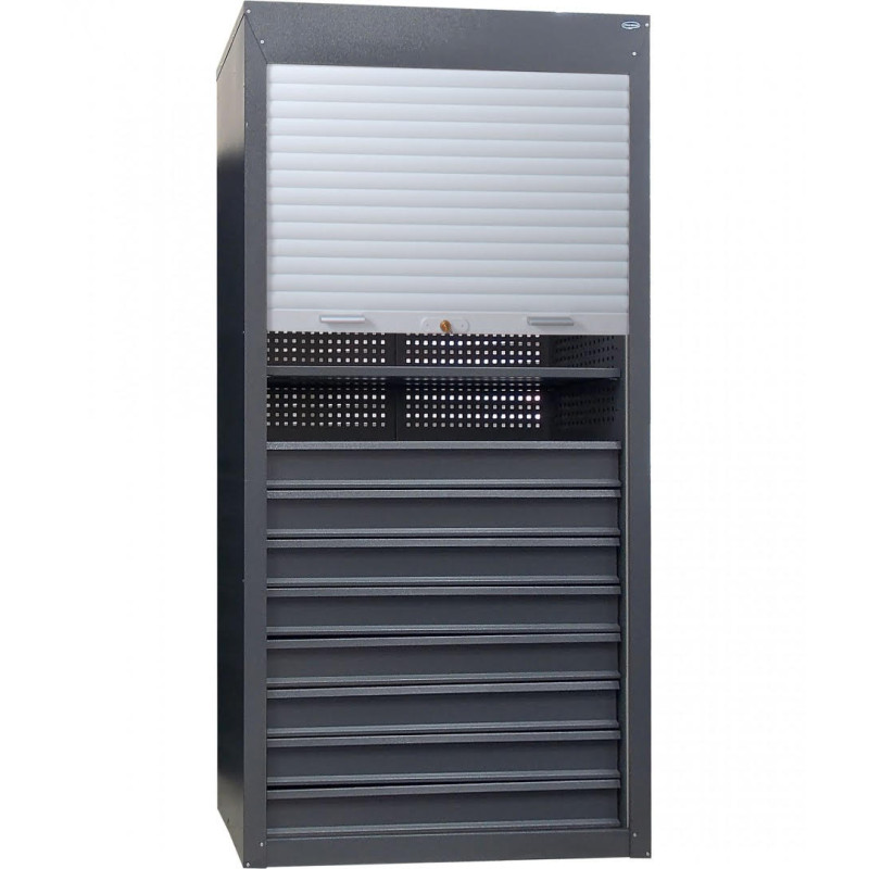 Tool cabinet with shutter door SHI-10/2P/8V