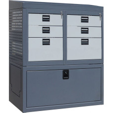 Mobile car service cabinet STO 10/4-T/2MS/2MS