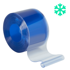 Low temp PVC strip curtain roll, 50 m, 300 x 2 mm