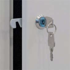 Built-in lock with key