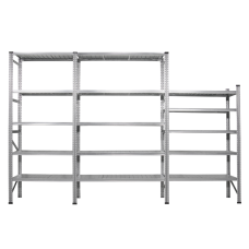 Shelf set GUMI set ML2, three sections, 3845x2500mm