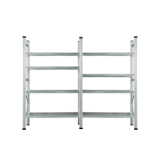 Metal rack set 1972x2400x500 mm, 2 sections, 8 shelves