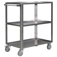 Stainless Steel Work Trolley with Shelf VPRNZ-1 / Foldable