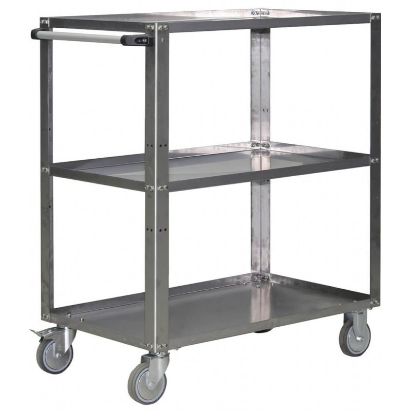 Stainless Steel Work Trolley with Shelf VPRNZ-1