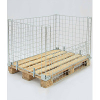 Pallet container with grid edges / Light