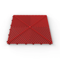 Floor tiles GUMI-GRID04/ Red