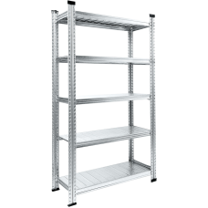 Metal shelves 2500x1200x320mm 4 shelf levels