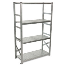 Metal shelf 1972x600x600mm 4 shelf levels