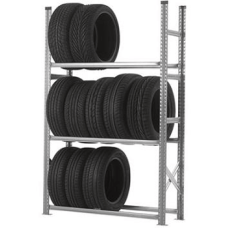 Tire racks 2500x900x500 3 levels